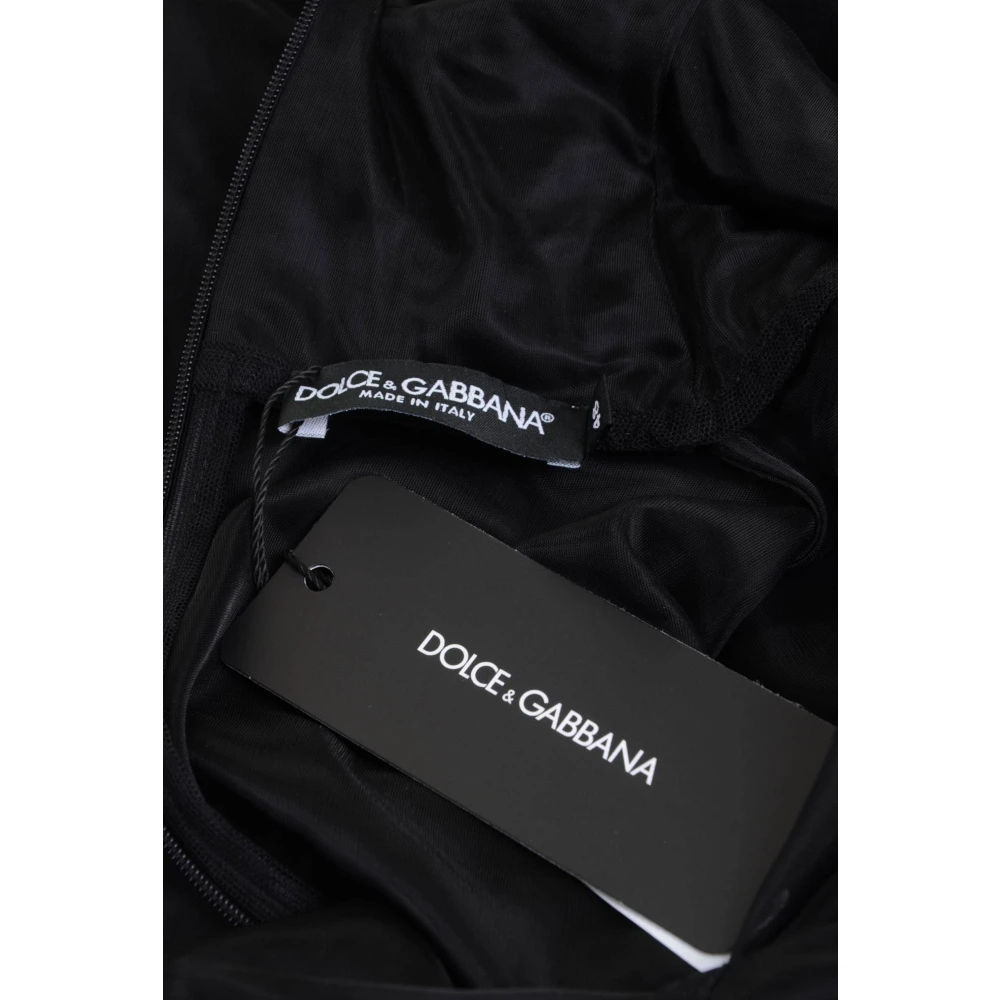 Dolce & Gabbana Heren Mock Turtleneck Lange Mouw Top Black Heren