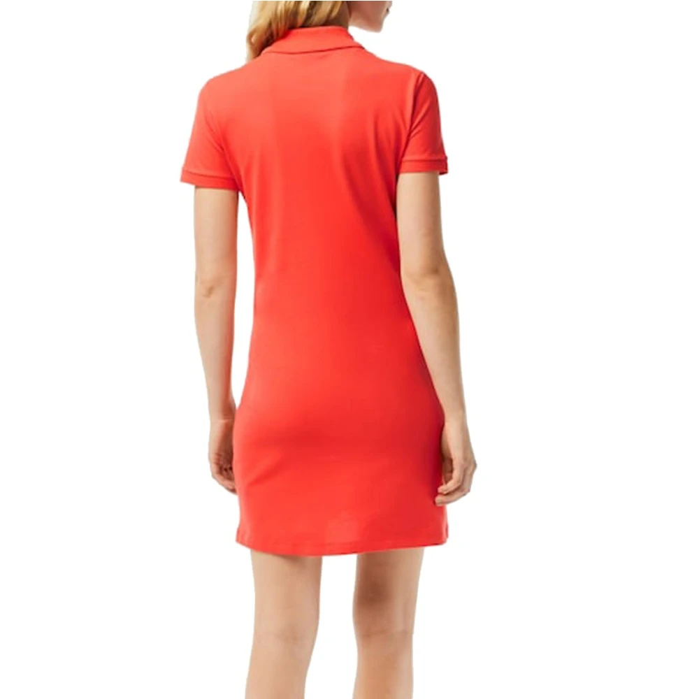 Lacoste Short Dresses Orange Dames