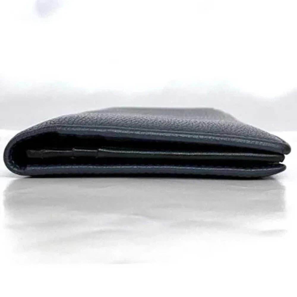 Loewe Pre-owned Leather wallets Blue Dames