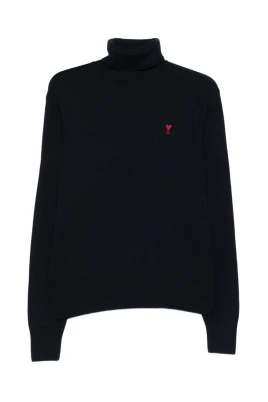 De Coeur Monogram Turtleneck Sweater