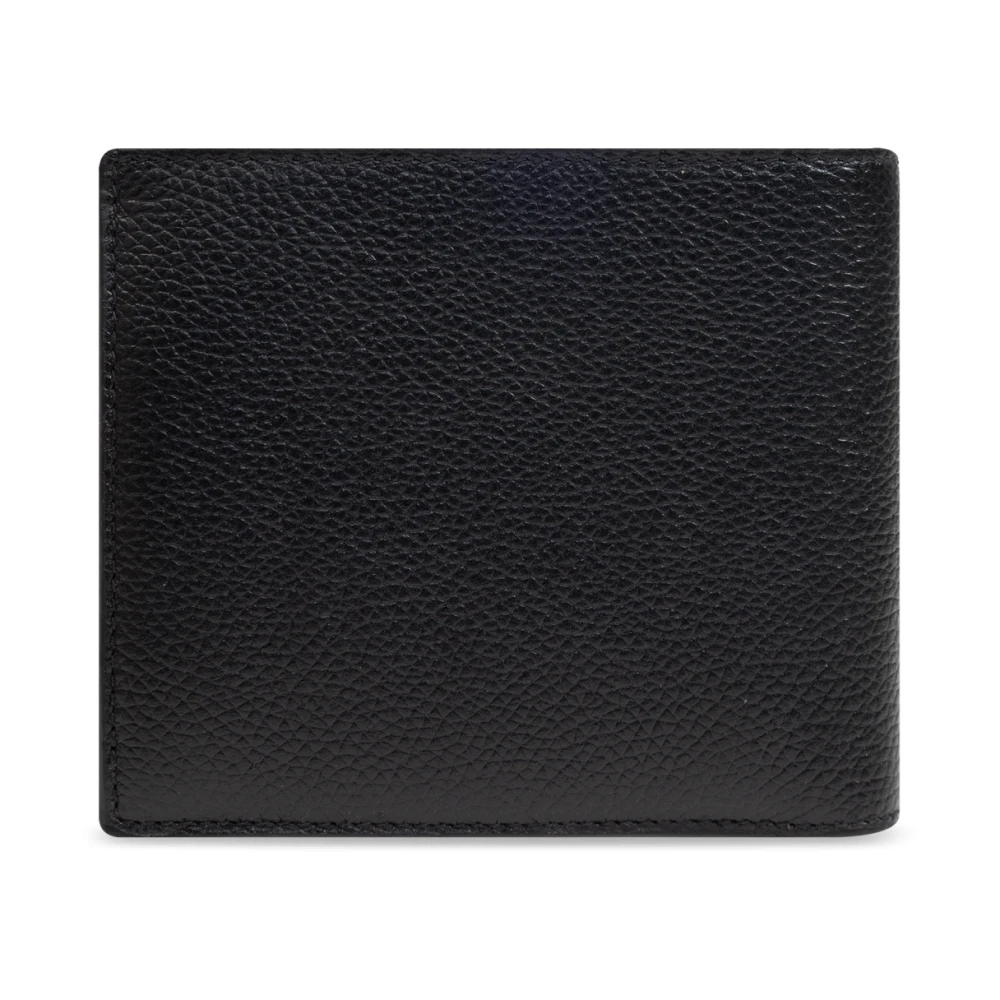 Balenciaga Leren Portemonnee Black Heren