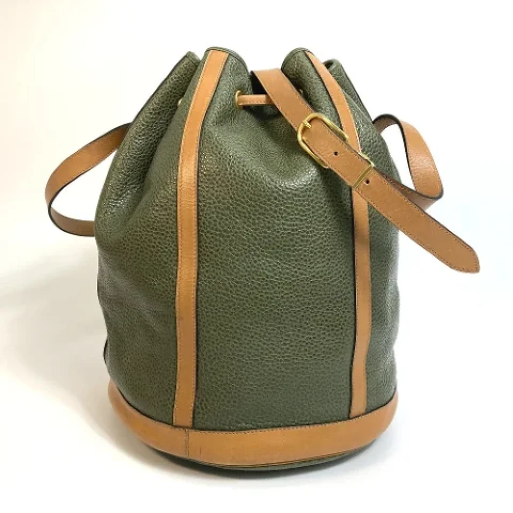 Dior Vintage Pre-owned Leather dior-bags Green Dames