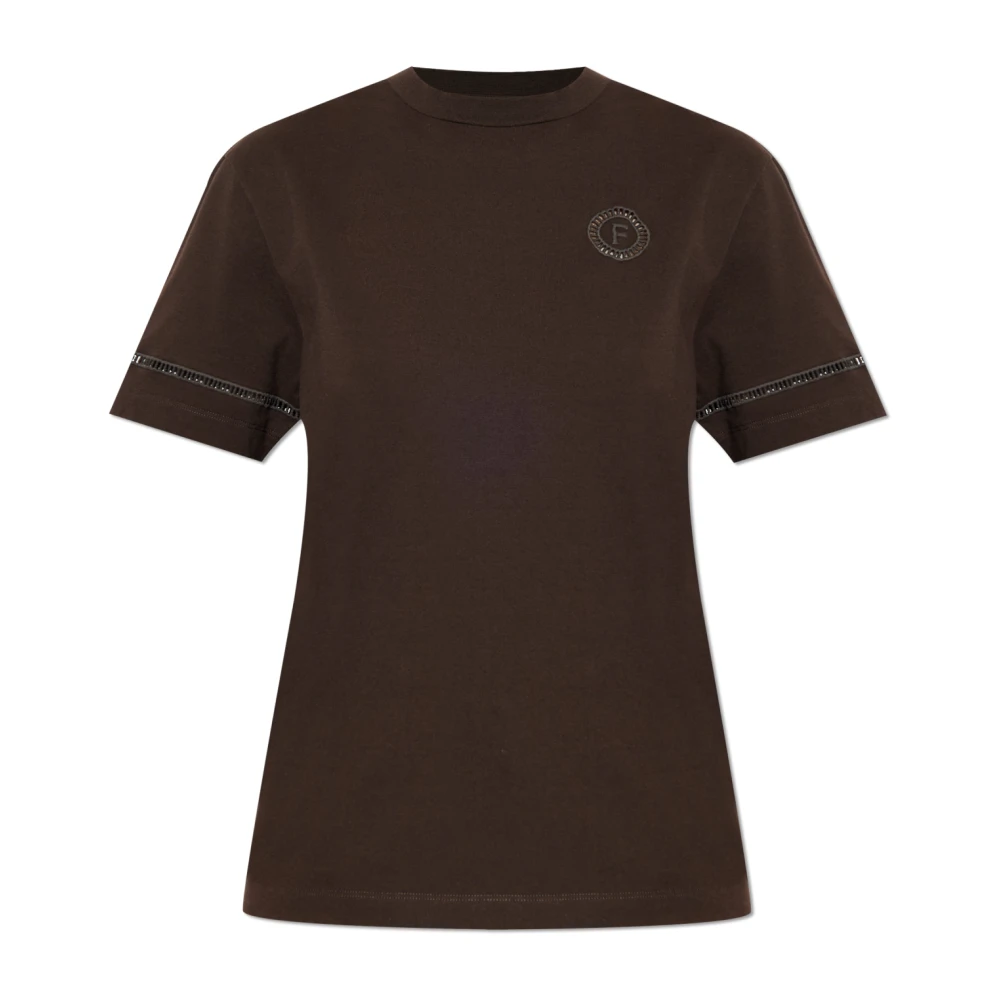 Ferragamo Donna Marrone Top, S, New,