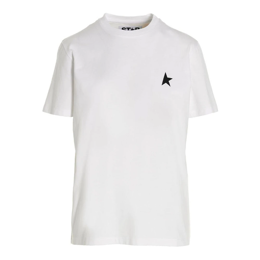 Golden Goose Women's White T-Shirts, S, Star T-Shirt