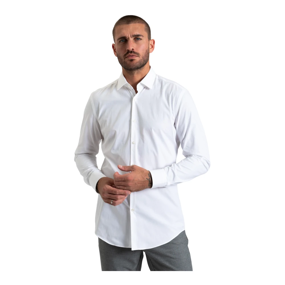 Hugo Hombre Blanco Camisas, Talla: 4XL