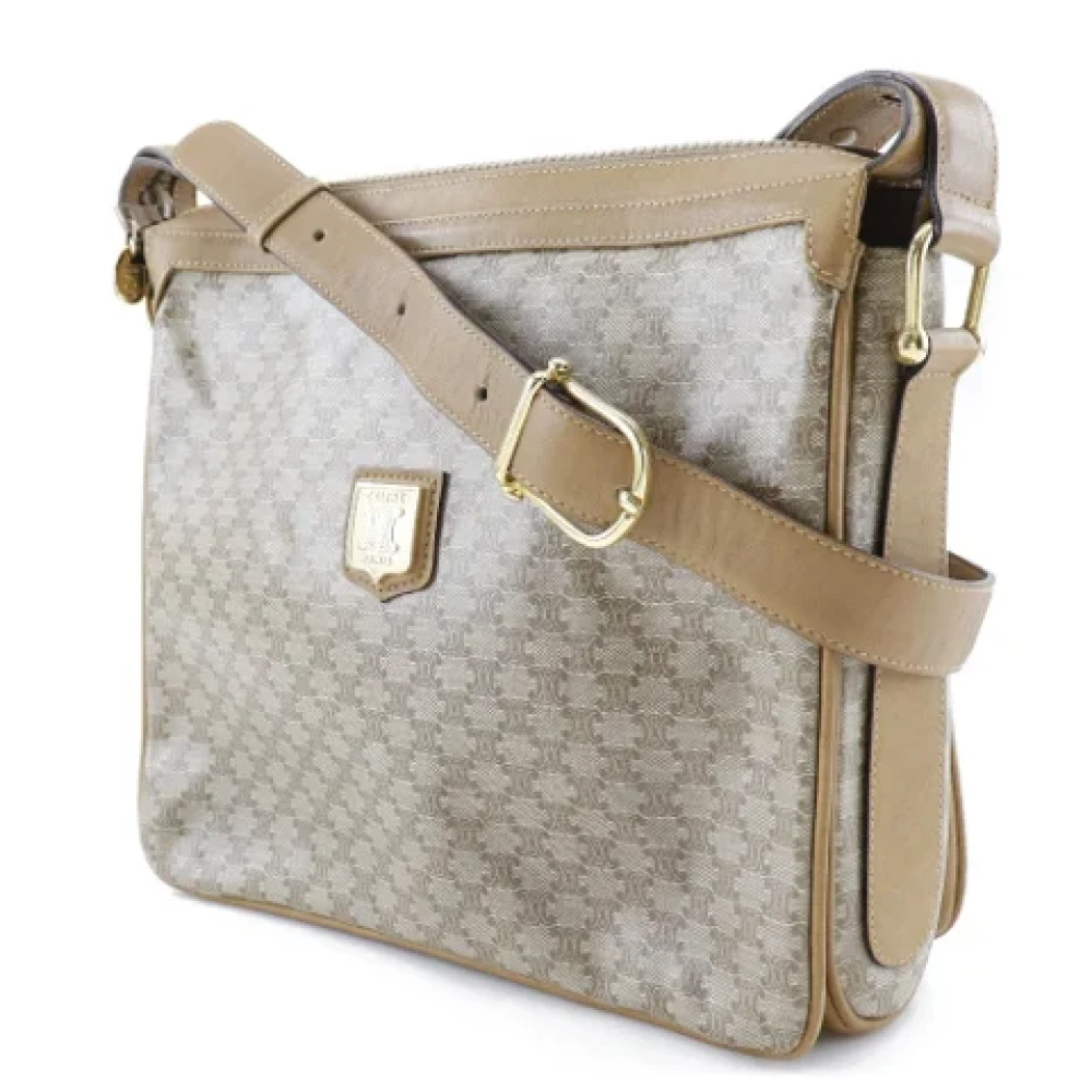 Celine Vintage Pre-owned Fabric celine-bags Beige Dames