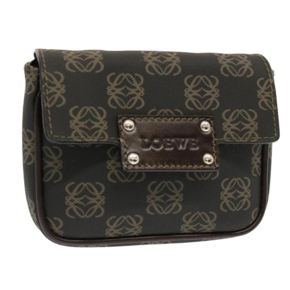 Loewe Pre-owned Fabric clutches Black Dames