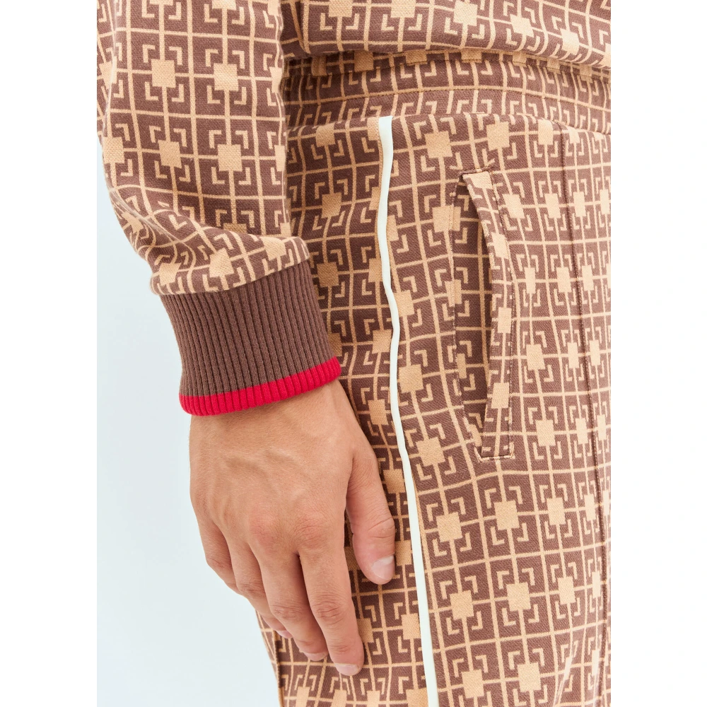 Wales Bonner Grafische Jacquard Track Pants Brown Heren