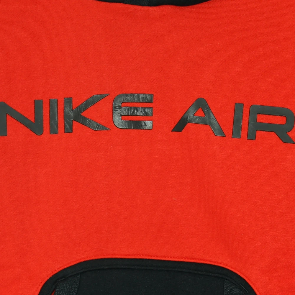 Nike Rood Zwart Air Hoodie Red Dames