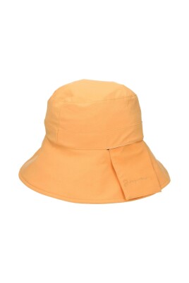 chapeau-casual-orange-en-polyamide-et-coton
