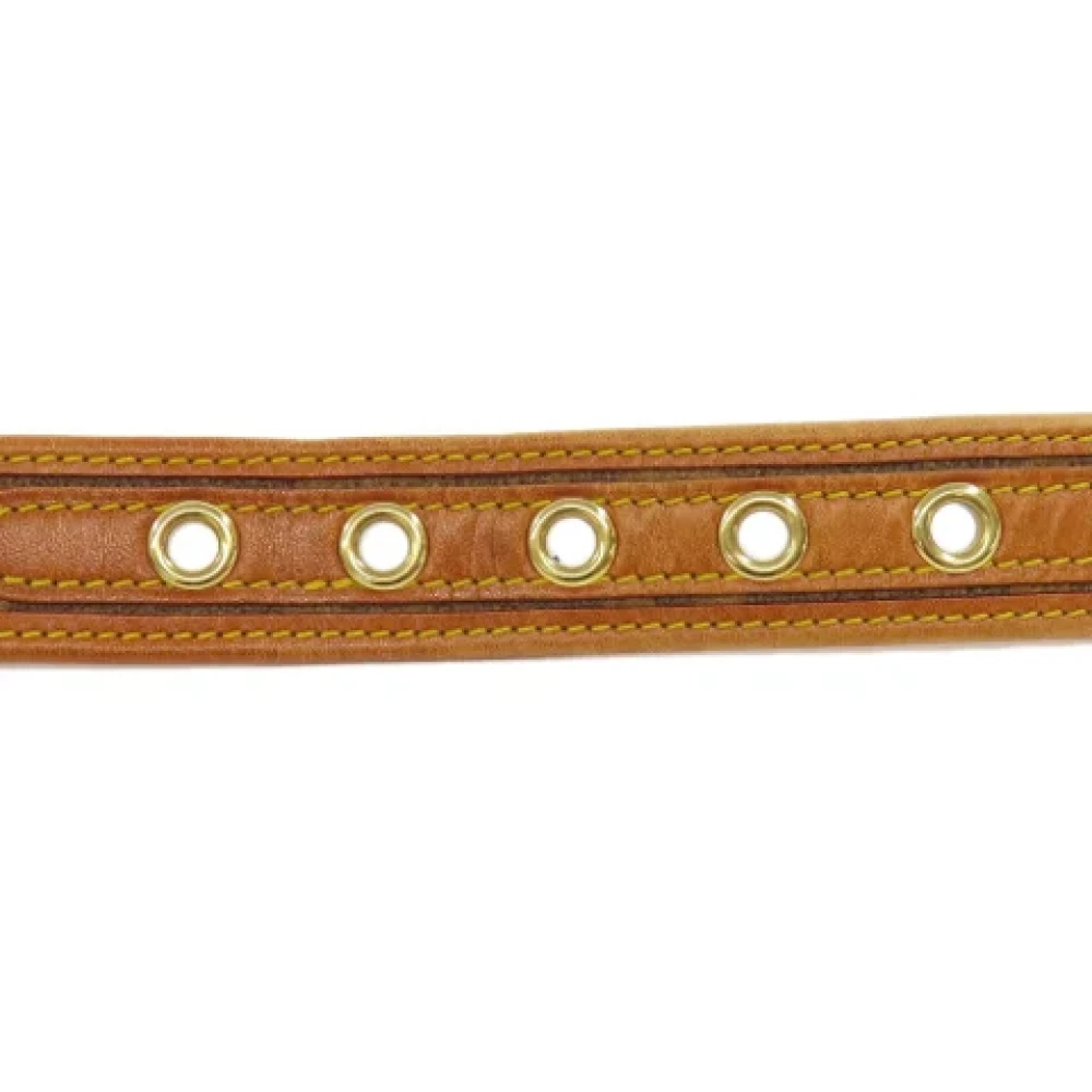 Louis Vuitton Vintage Pre-owned Leather belts Brown Dames