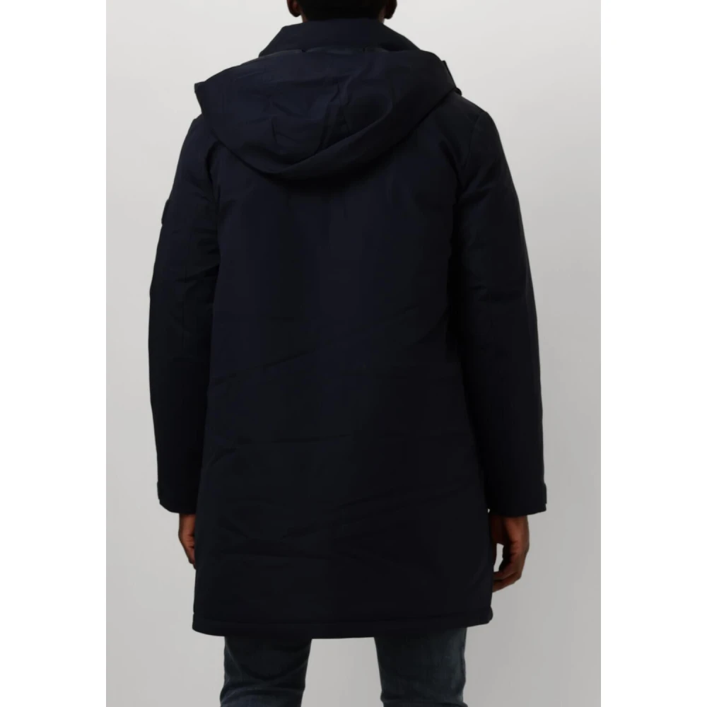 Tommy Hilfiger Tech Gewatteerde Parka voor Heren Blue Heren
