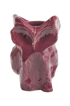 Midnatt Uggla Vas Aubergine Stil