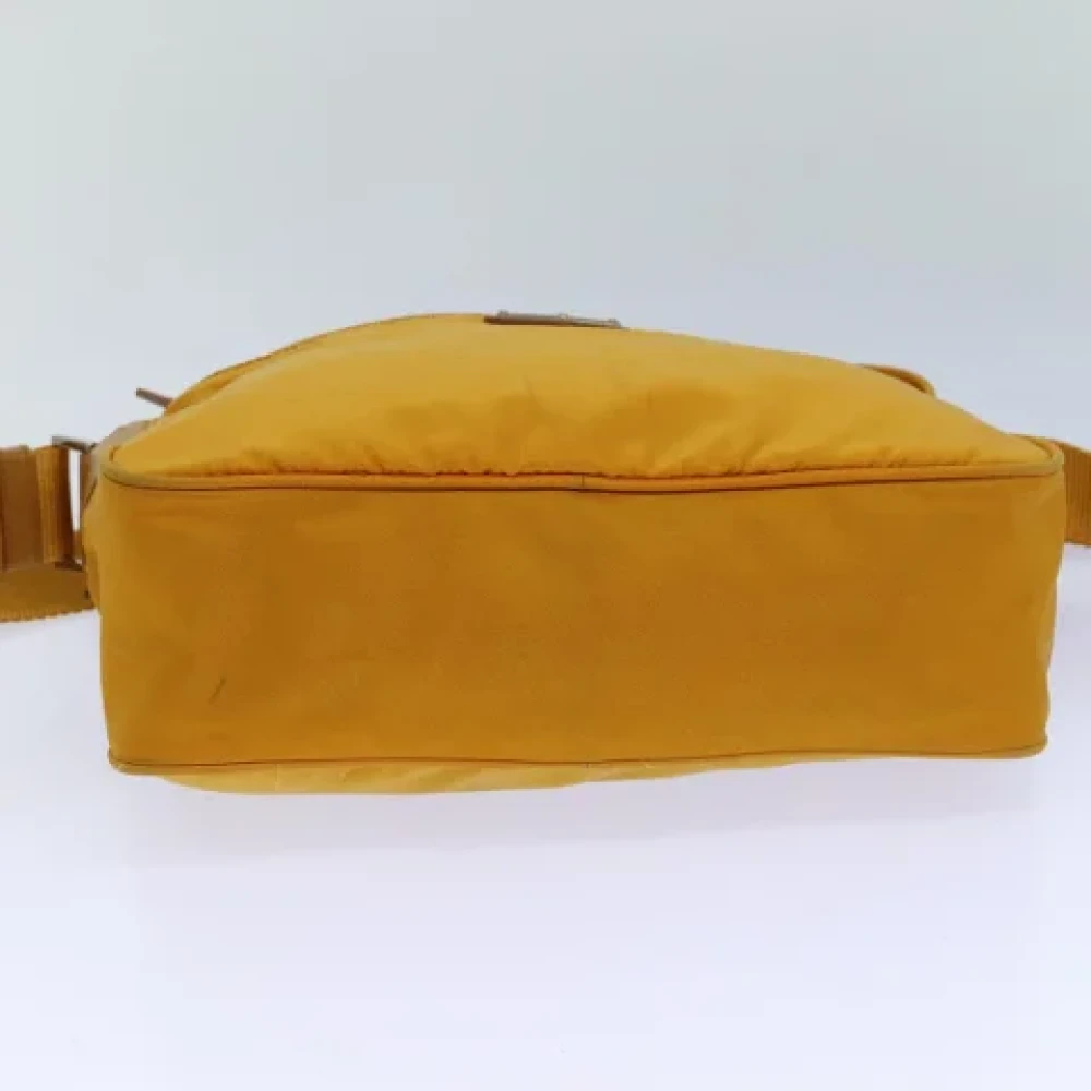 Prada Vintage Pre-owned Nylon prada-bags Orange Dames