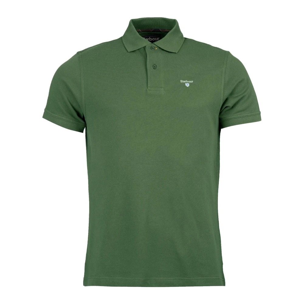 Barbour Polo Shirts Green Heren