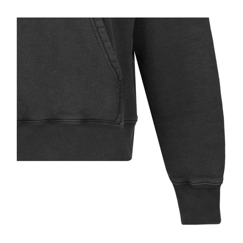 Off White Bacchus Skate Hoodie in Zwart en Donkerroze Black Heren