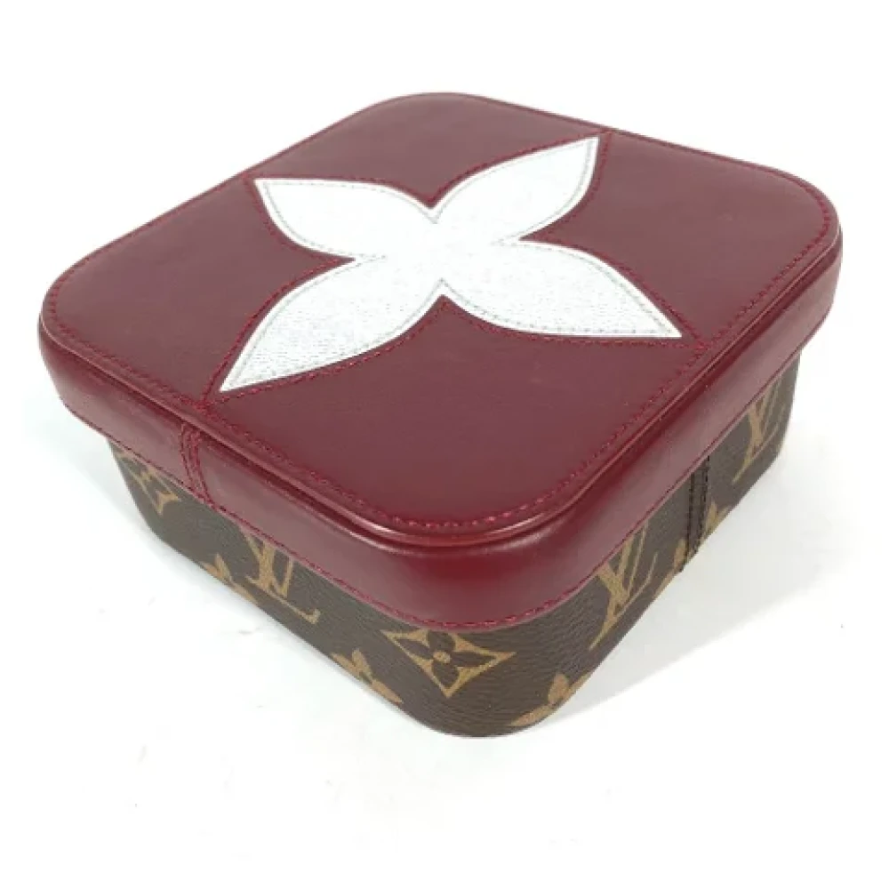 Louis Vuitton Vintage Pre-owned Cotton home-office Brown Dames