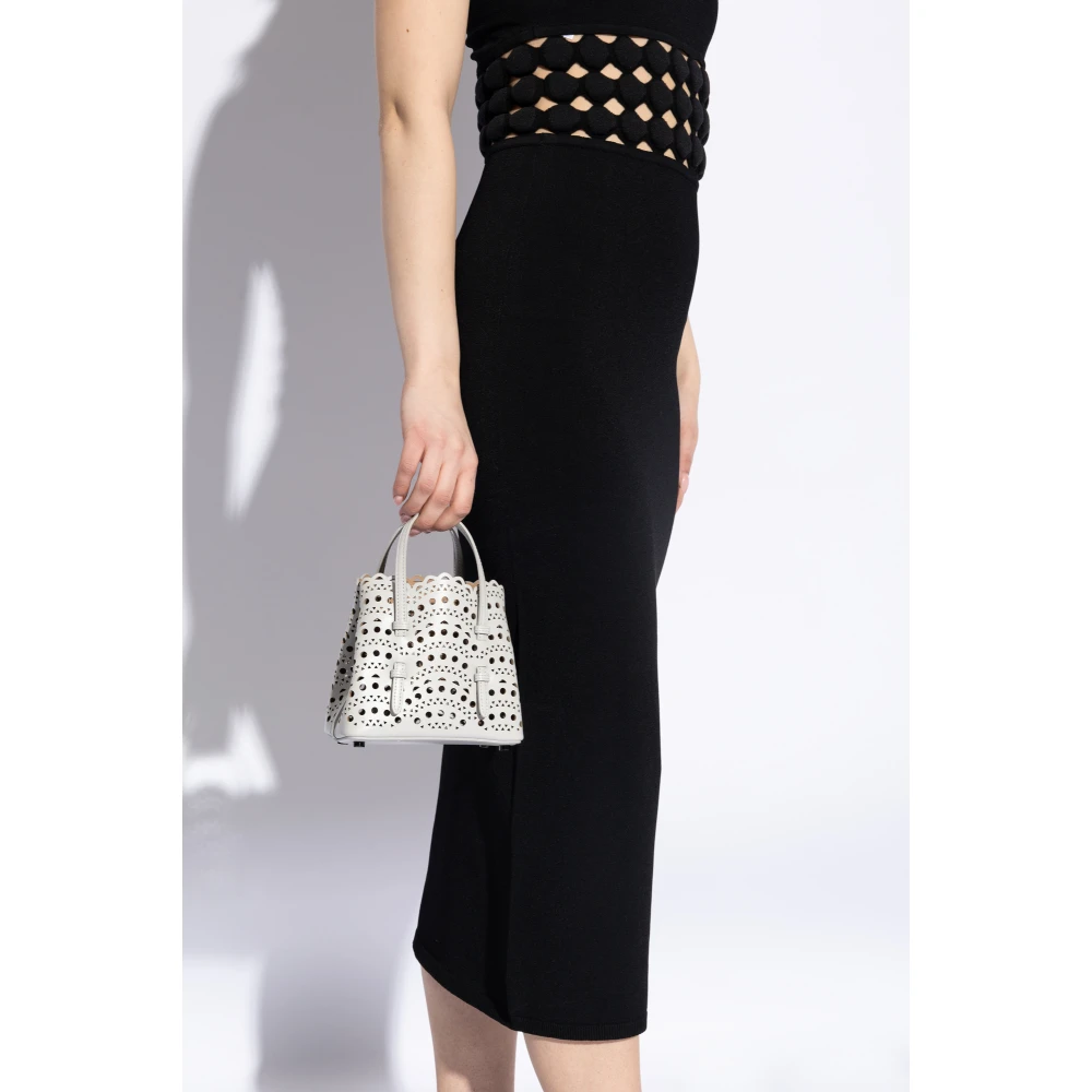 Alaïa Mina 16 Schoudertas Gray Dames