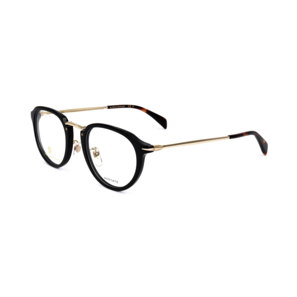 Eyewear By David Beckham Black Glasses, Unisex, 49 Mm, Oval Optical Frame