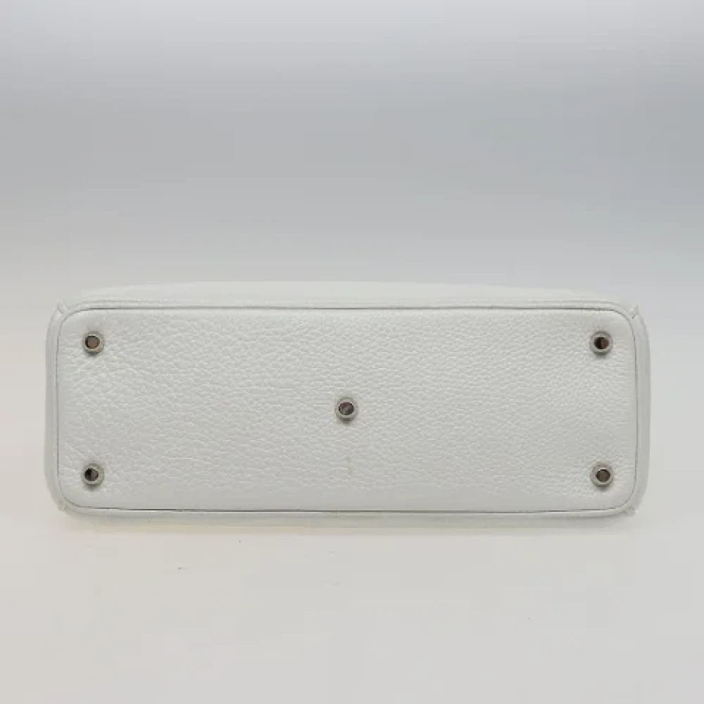 Dior Vintage Pre-owned Leather dior-bags White Dames