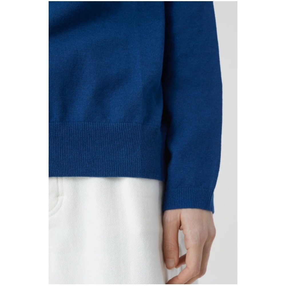 closed Fijngebreide Jersey Top Blue Dames