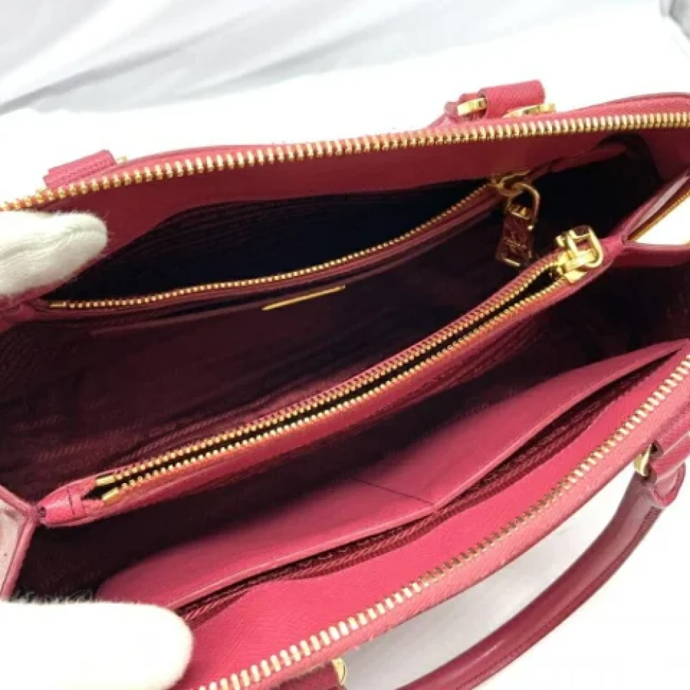 Prada Vintage Pre-owned Leather prada-bags Pink Dames