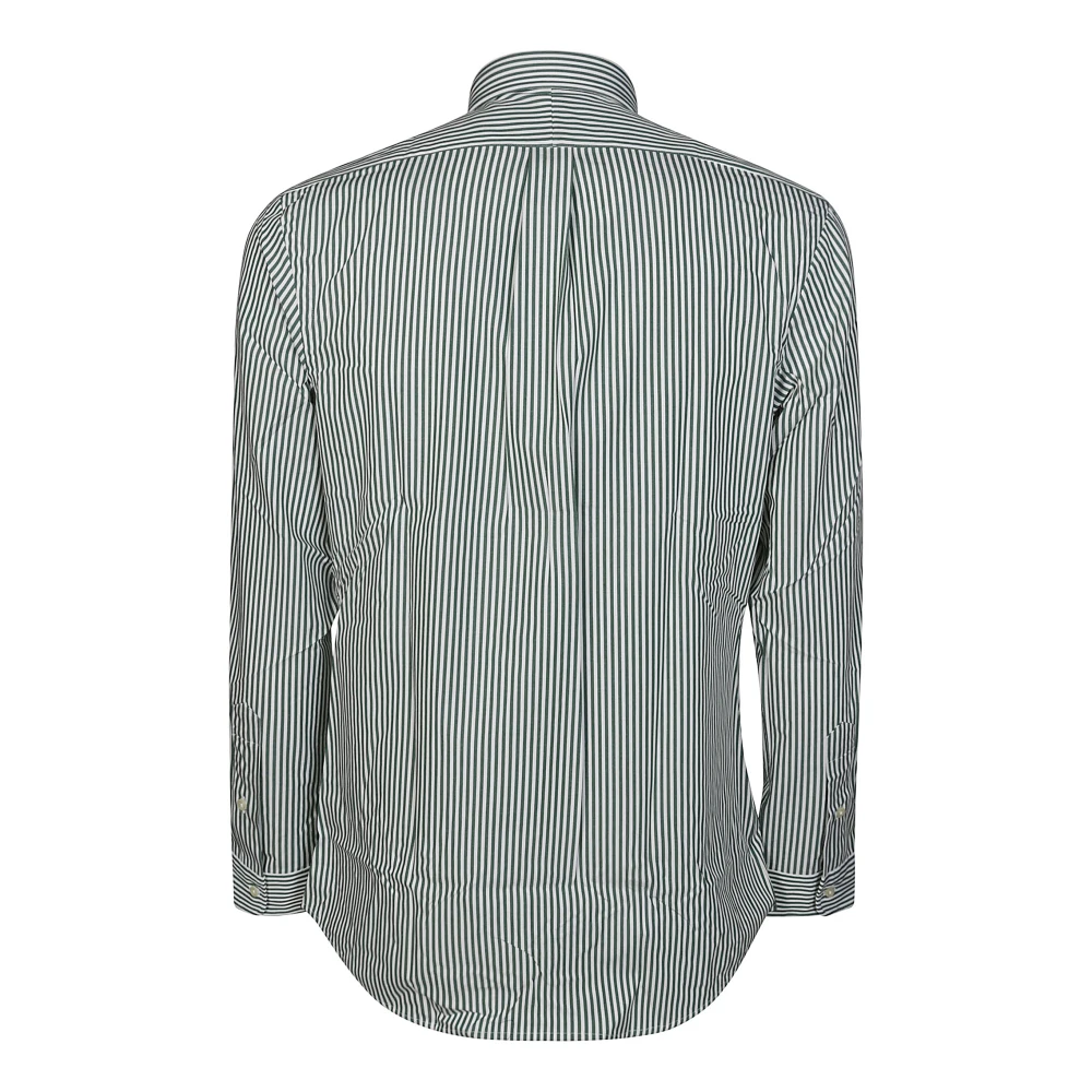 Polo Ralph Lauren Stretch Poplin Overhemd Green Heren
