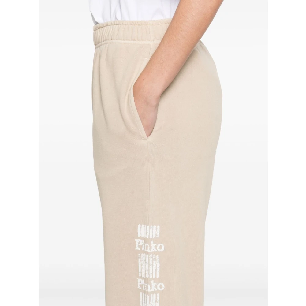 pinko Beige Broek voor Vrouwen Beige Dames