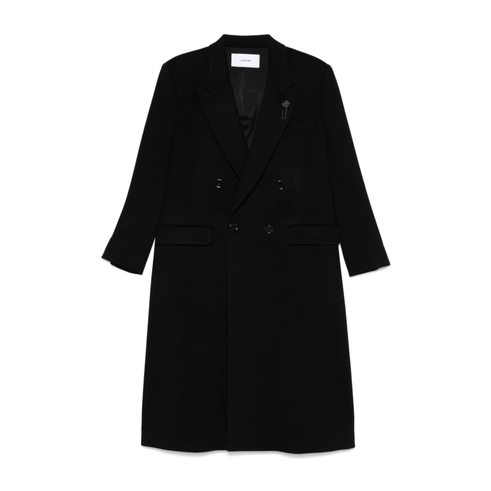 Lardini Zwarte Jassen voor Mannen Black Dames