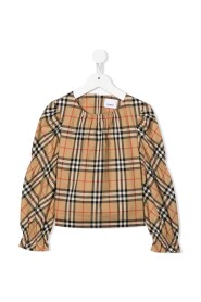 Blouse With Check Pattern