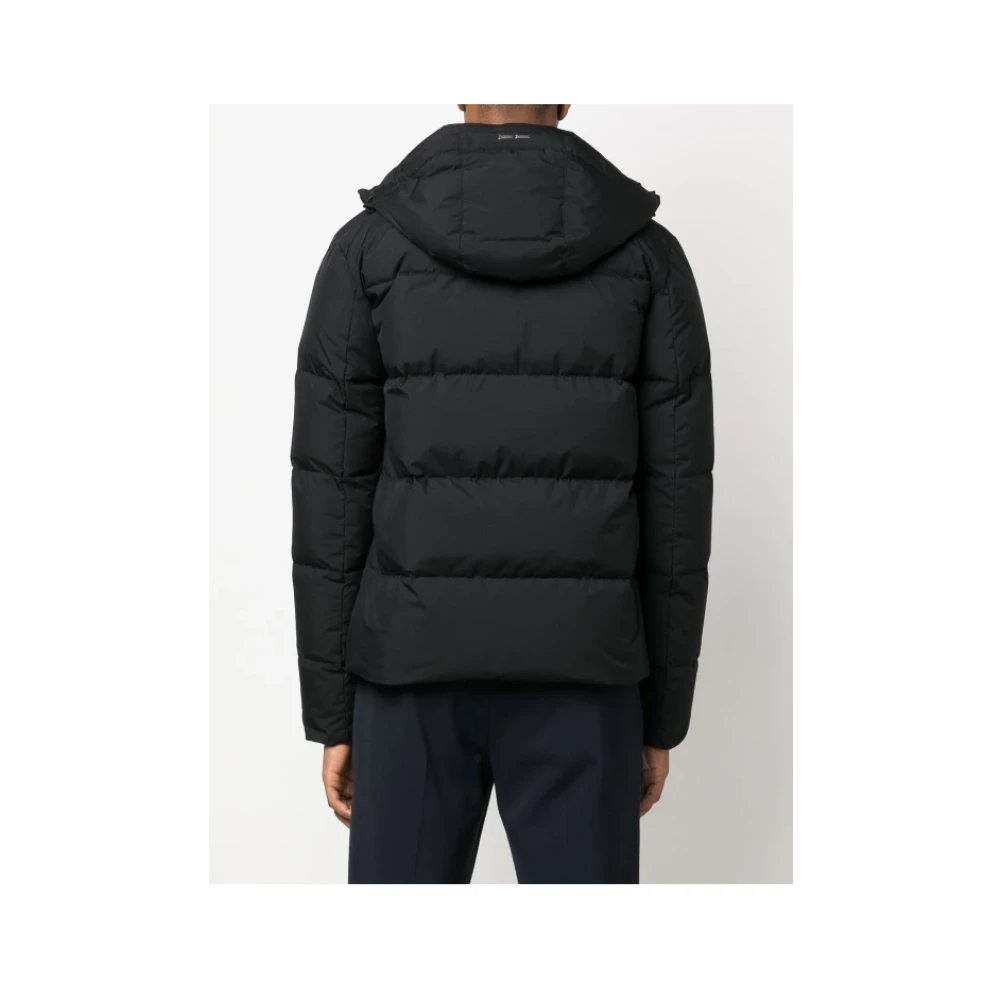 Herno Zwarte Gore-Tex Infinium Windstopper Bomberjack Black Heren