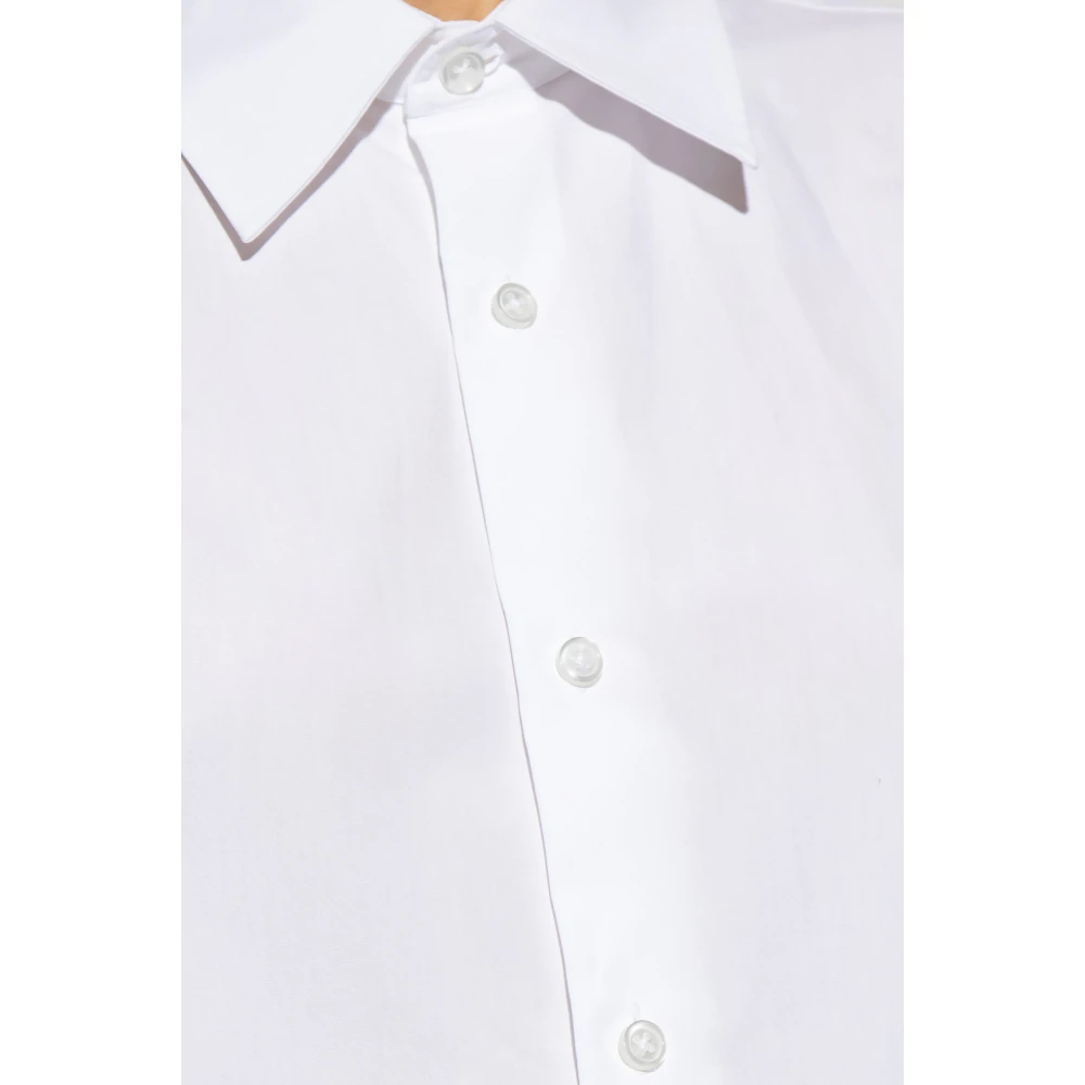 T by Alexander Wang Shirt met patch White Dames