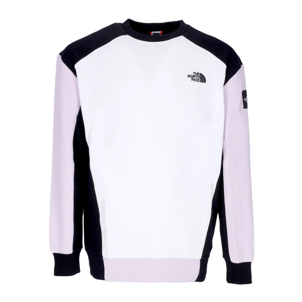 The North Face Seizoensgebonden Crewneck Sweatshirt Wit Lavendel Zwart White Heren