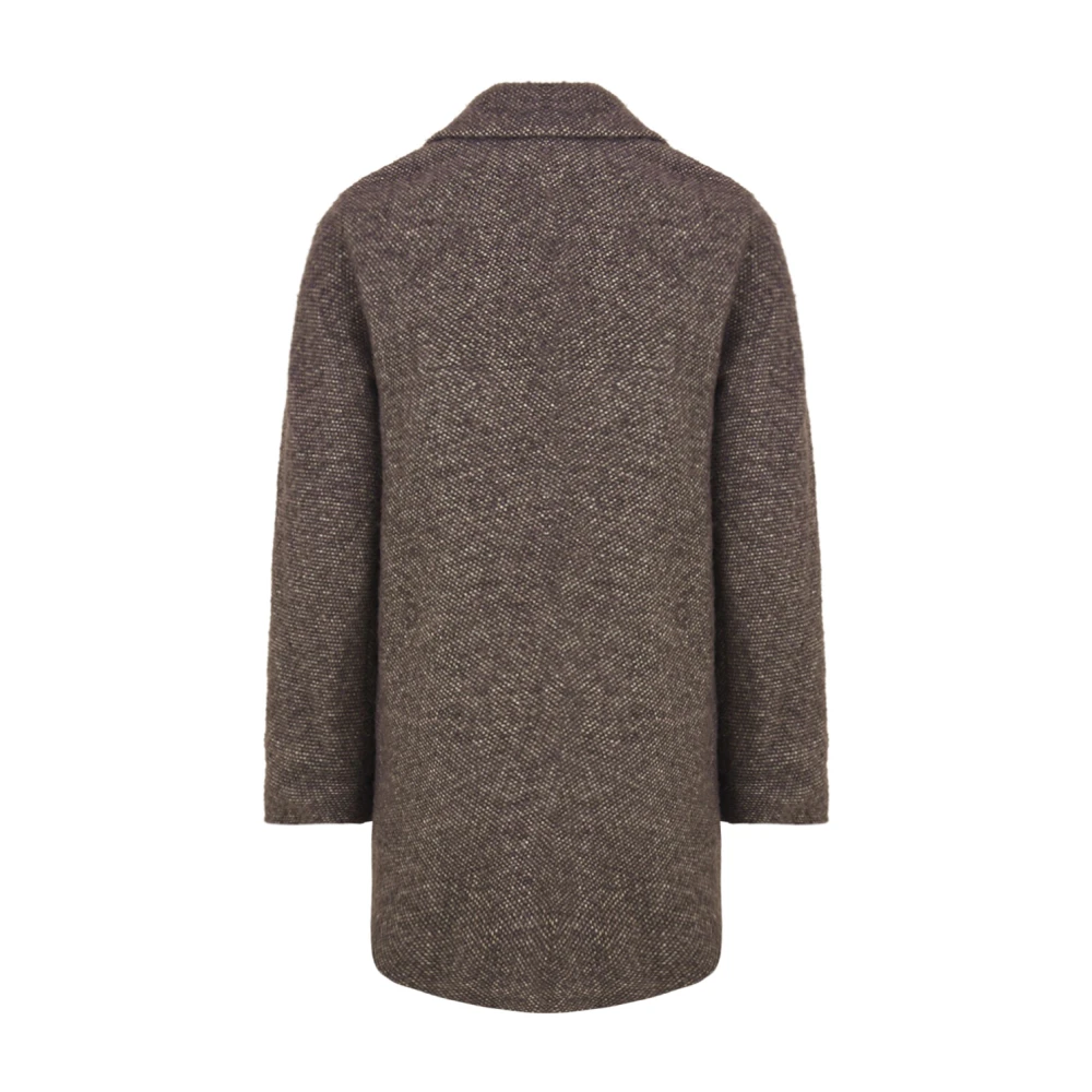 Aspesi Stijlvolle Zwarte Jas Model 00746 Brown Dames