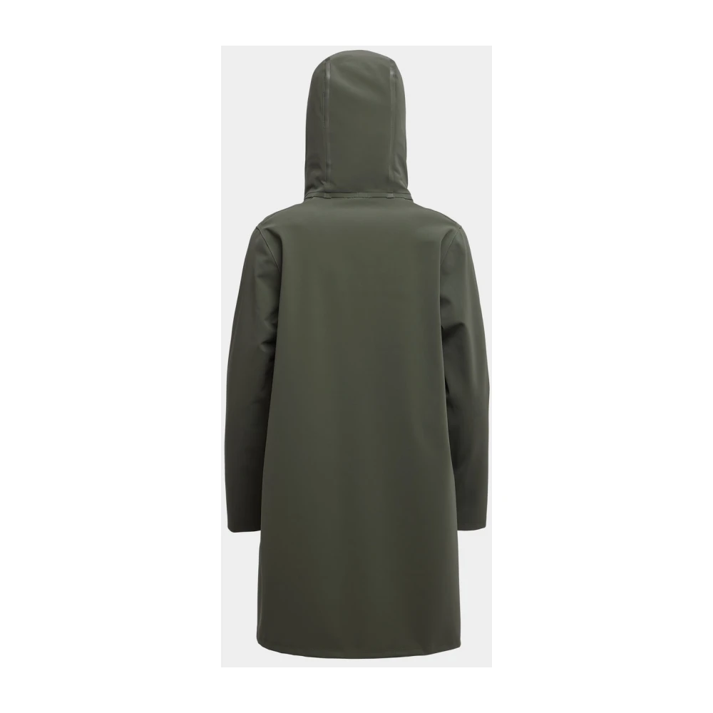 Stutterheim A-lijn Waterdichte Regenjas voor Vrouwen Green Dames