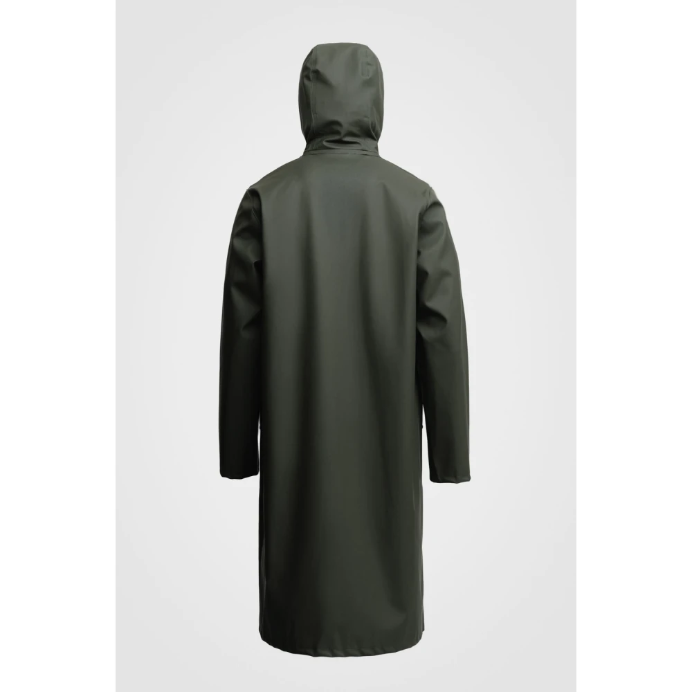 Stutterheim Waterdichte parka met capuchon voor mannen Green Heren