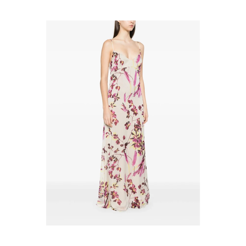 Raquel Diniz Bloemenprint V-hals Jurk Multicolor Dames