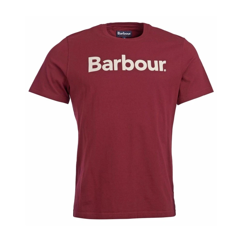 Barbour T-shirt Red, Herr