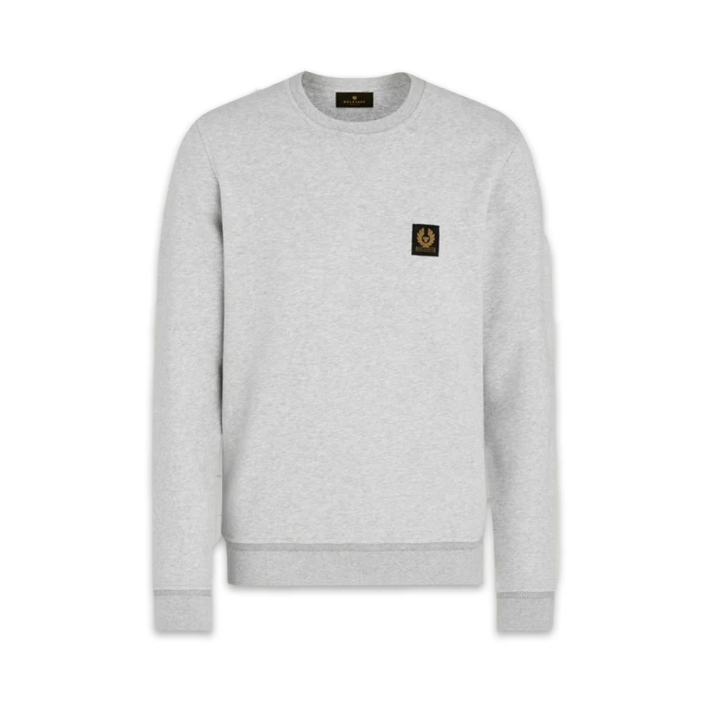 Belstaff Klassieke Katoenen Sweatshirt met V Steek Detail Gray Heren