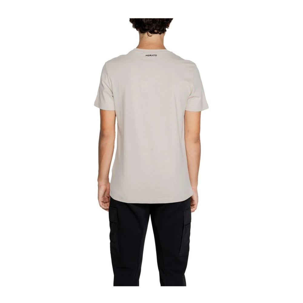 Antony Morato Beige Crew Neck Cotton T-Shirt Beige Heren