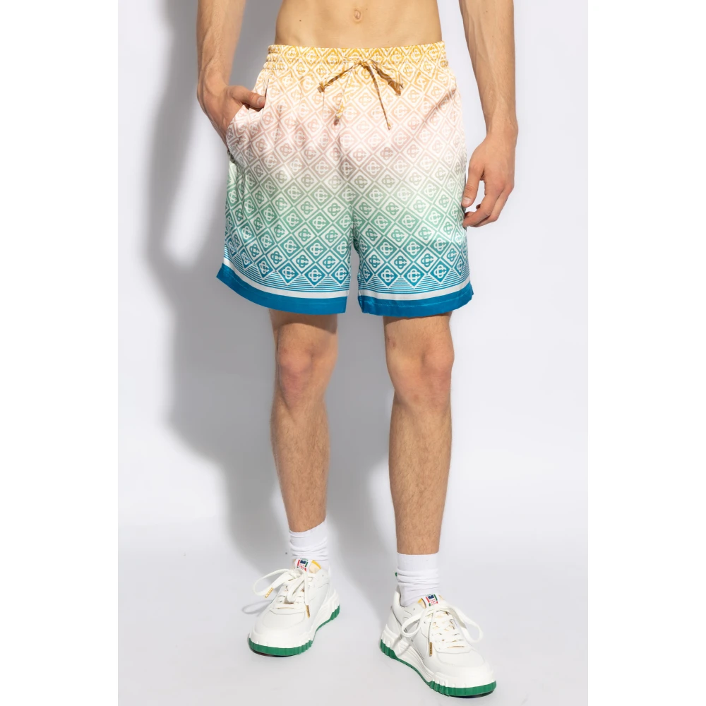 Casablanca Zijden shorts Multicolor Heren