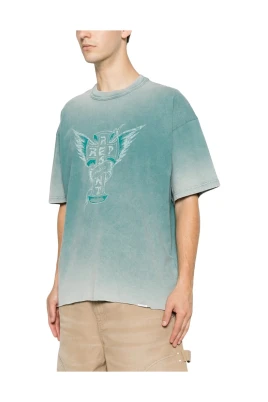 Grafisk T-shirt med rund hals