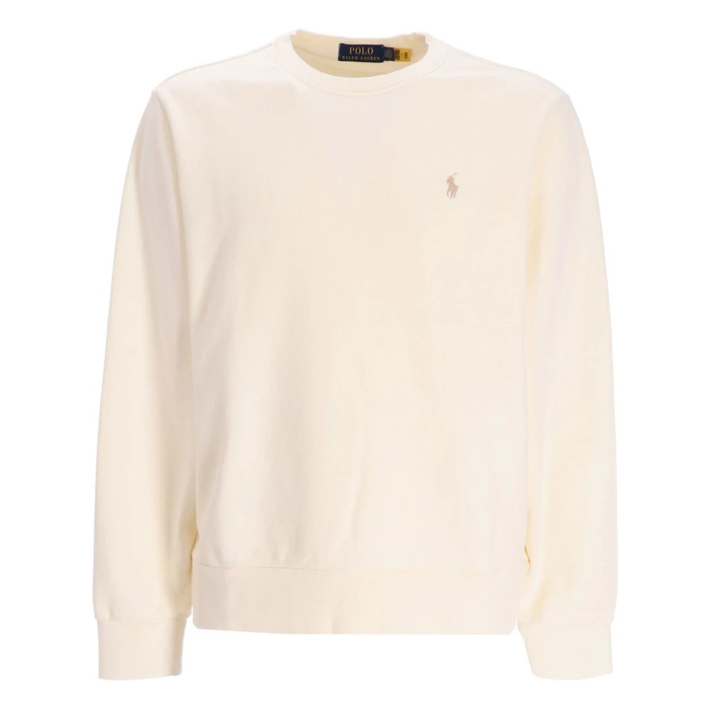 Polo Ralph Lauren Geborduurde katoenen sweatshirt met 'Polo Bear' White Heren