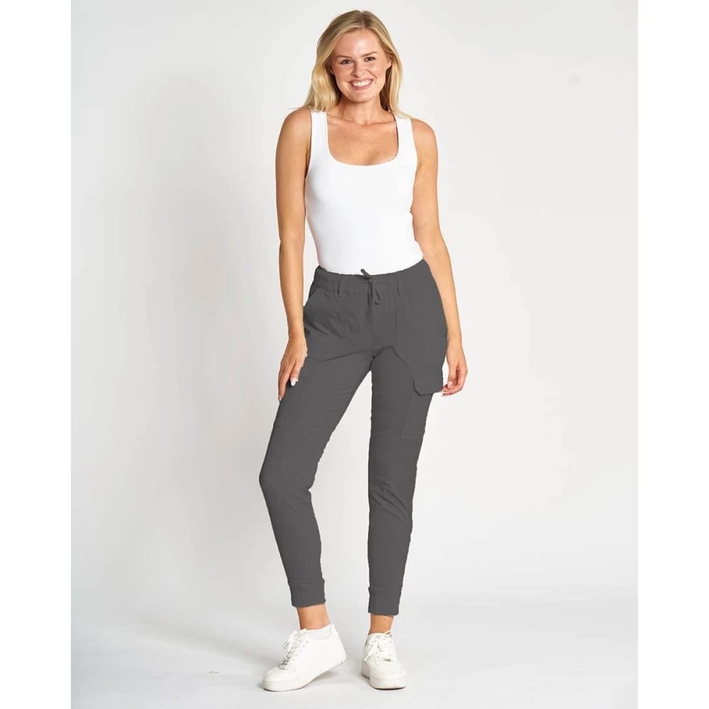 Zhrill Stijlvolle Daisy Broek Gray Dames