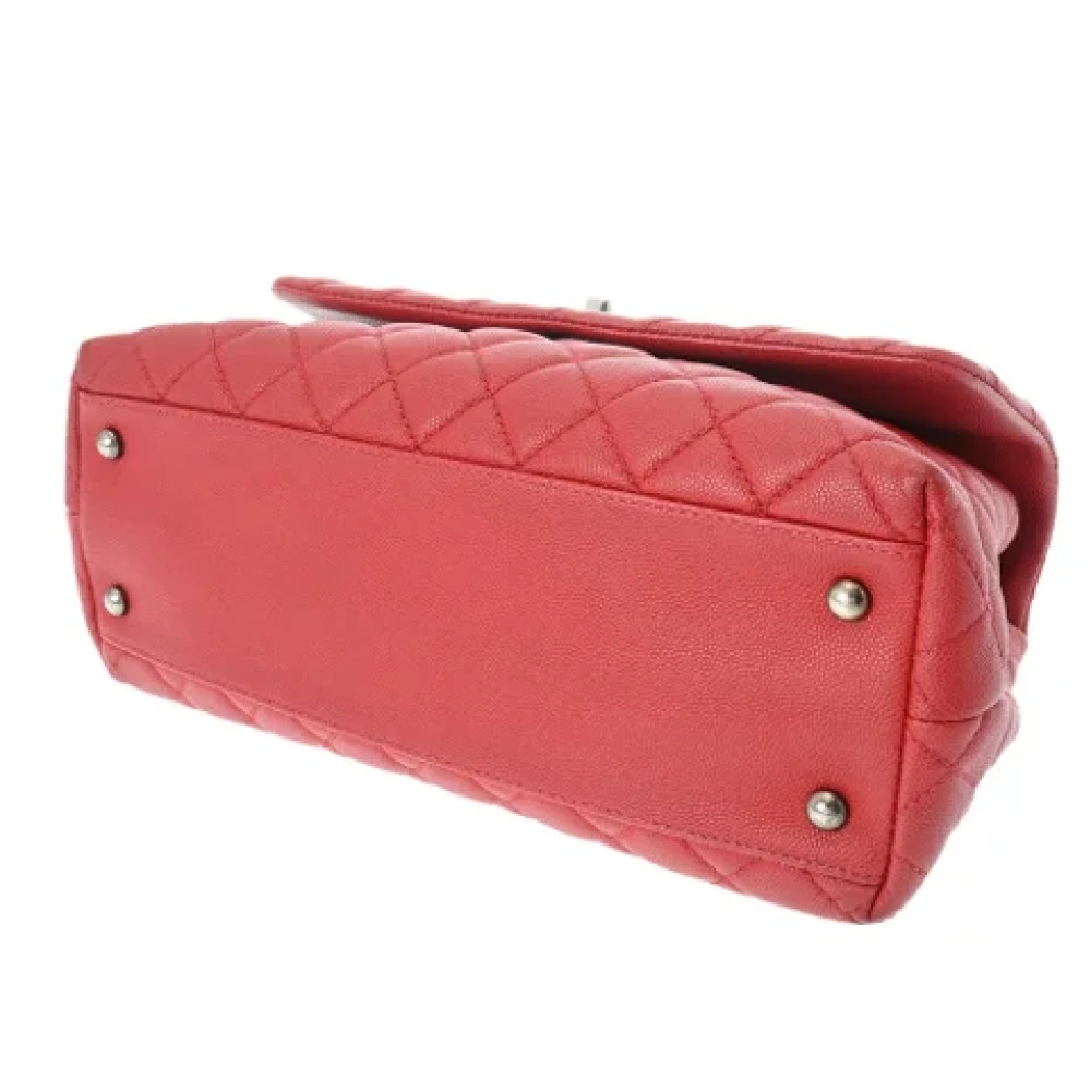 Chanel Vintage Pre-owned Fabric handbags Red Dames