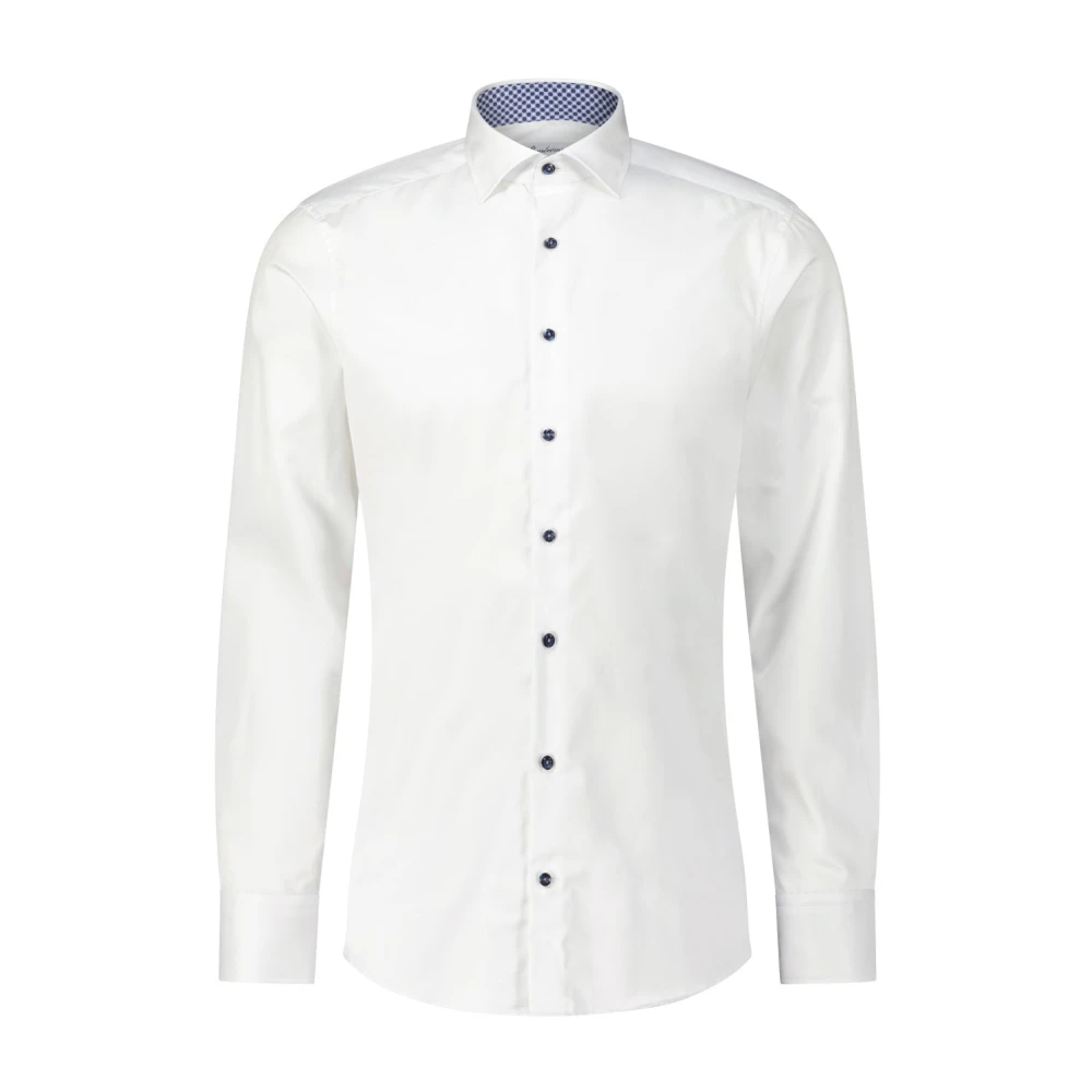 Stenströms Klassieke Katoenen Overhemd White Heren