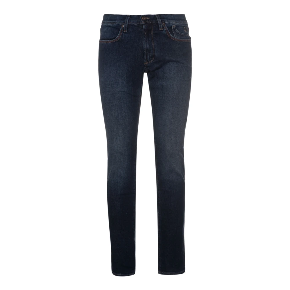 Jeckerson Blauwe Slim Blend Zakken Stijlvolle Jeans Blue Heren