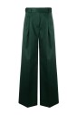 pantalon-large-en-coton-vert