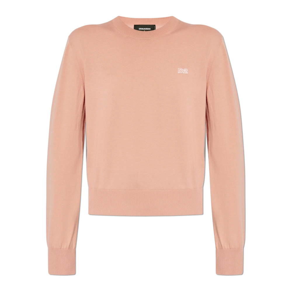 Dsquared2 Trui met ronde halslijn Pink Dames