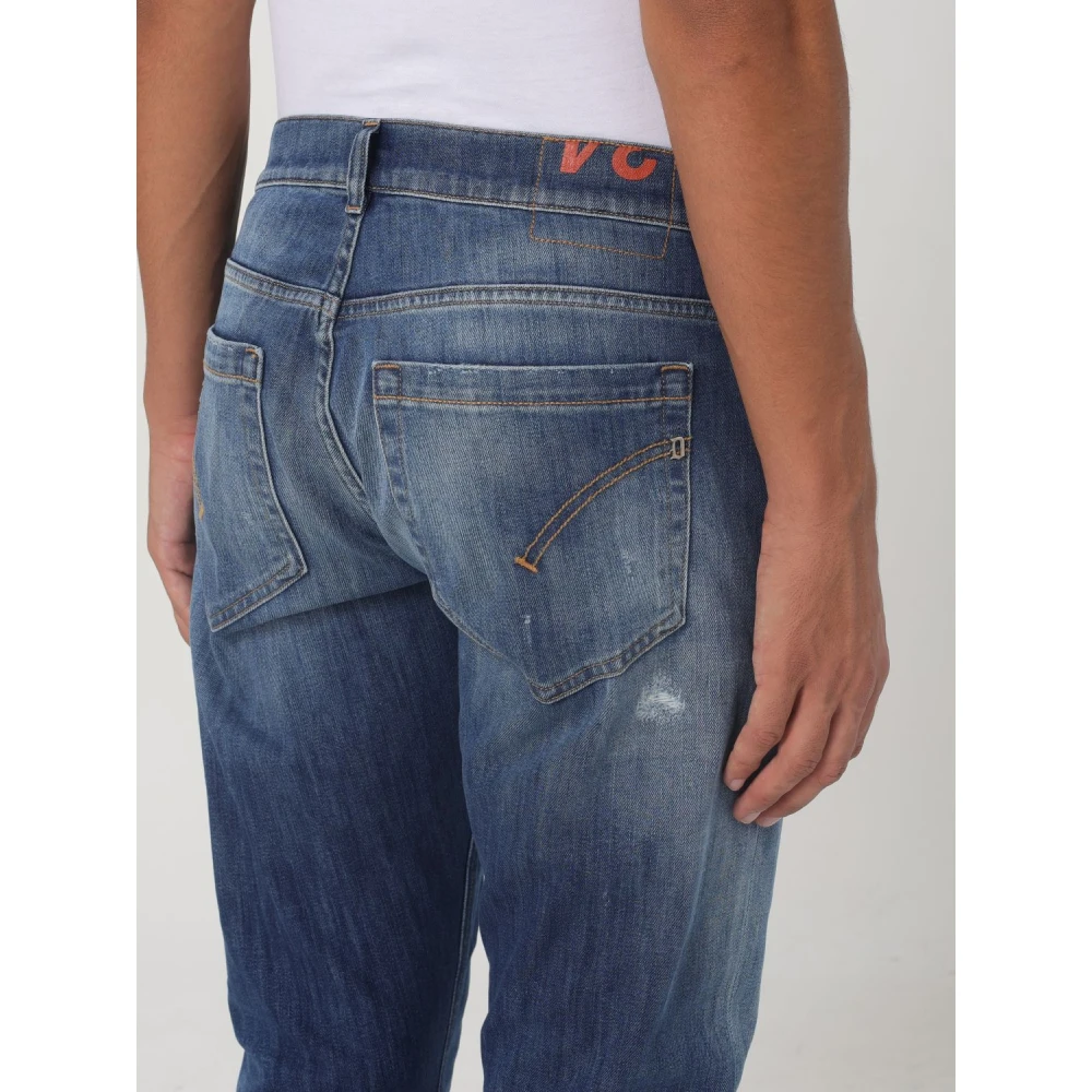 Dondup George Denim Distressed Broek Blue Heren